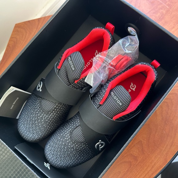 Peloton Shoes Peloton Altos Cycling Shoes Size 65 Black With Red